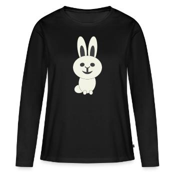 Fabelwesen -Tier - Frauen Premium Bio Langarmshirt - Schwarz - Vorne - Julia (174cm)