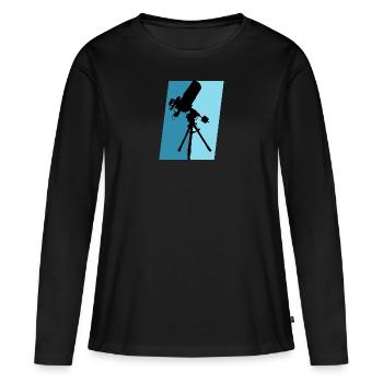 Astronomy Astronomy Astrophysics - Women's Premium Organic Long Sleeve Shirt - black - Front - Julia (174cm)