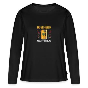 Costume de carnaval Bière Carnaval Carnaval - T-shirt manches longues Premium bio Femme - noir - Devant - Julia (174cm)