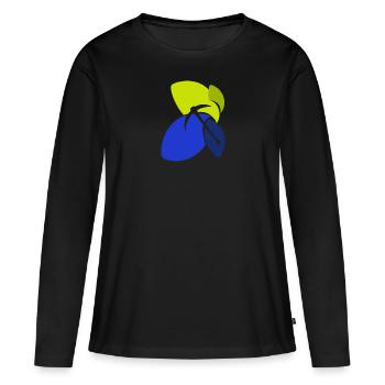 Mine Minenarbeiter Kohle - Frauen Premium Bio Langarmshirt - Schwarz - Vorne - Julia (174cm)