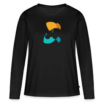 Voiture Sports Voiture Sport automobile - T-shirt manches longues Premium bio Femme - noir - Devant - Julia (174cm)