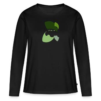 Autocross Sportauto Renner - Frauen Premium Bio Langarmshirt - Schwarz - Vorne - Julia (174cm)