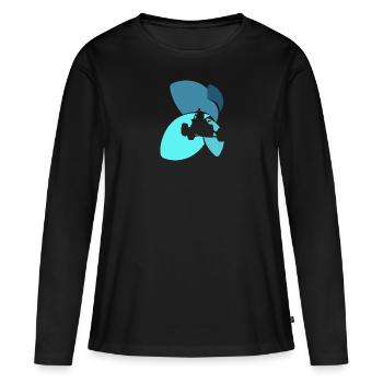 Speedster de course d’autocross - T-shirt manches longues Premium bio Femme - noir - Devant - Julia (174cm)