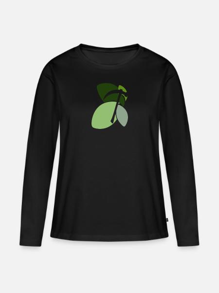 Bergbau Spitzhacke - Frauen Premium Bio Langarmshirt - Schwarz