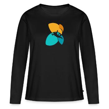 Parachuting Skydive Adrenalin - Frauen Premium Bio Langarmshirt - Schwarz - Vorne - Julia (174cm)