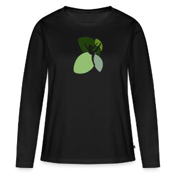 Gymnastik Turnen Turner - Frauen Premium Bio Langarmshirt - Schwarz - Vorne - Julia (174cm)