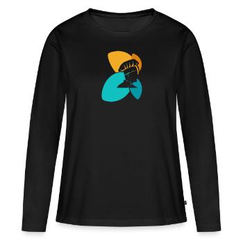Cook Cook Hobby Cook - Women's Premium Organic Long Sleeve Shirt - black - Front - Julia (174cm)