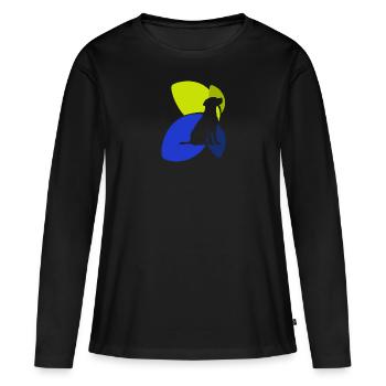 Dog Training Dog Educator - Women's Premium Organic Long Sleeve Shirt - black - Front - Julia (174cm)