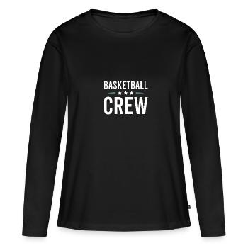 Équipe de basket-ball - T-shirt manches longues Premium bio Femme - noir - Devant - Julia (174cm)