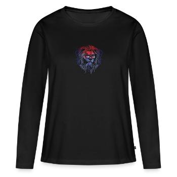Cuba - T-shirt manches longues Premium bio Femme - noir - Devant - Julia (174cm)