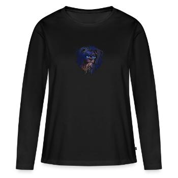 Îles Marshall - T-shirt manches longues Premium bio Femme - noir - Devant - Julia (174cm)