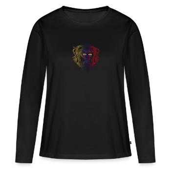 Venezuela - T-shirt manches longues Premium bio Femme - noir - Devant - Julia (174cm)