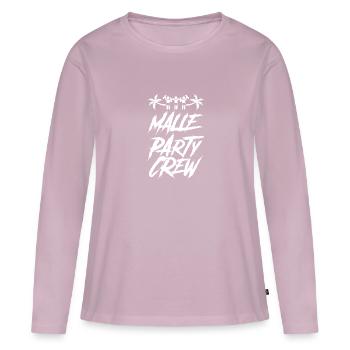 Malle Party Crew Vacation - Women's Premium Organic Long Sleeve Shirt - dusky pink - Front - Julia (174cm)