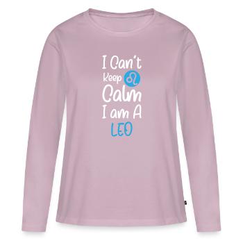 Horoscope Juillet Zodiaque - T-shirt manches longues Premium bio Femme - rose poudré - Devant - Julia (174cm)
