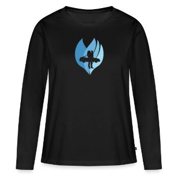 Autoverkaeufer Autofahrer Sportauto - Frauen Premium Bio Langarmshirt - Schwarz - Vorne - Julia (174cm)