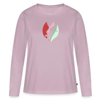 Bowler Strike - Women's Premium Organic Long Sleeve Shirt - dusky pink - Front - Julia (174cm)