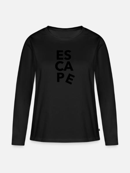 Escape - Frauen Premium Bio Langarmshirt -