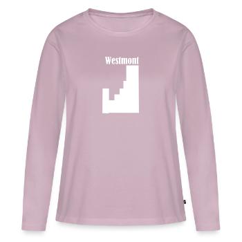 Westmont - Frauen Premium Bio Langarmshirt - Altrosa - Vorne - Julia (174cm)