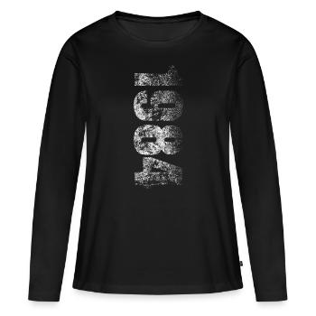 Refaire de la fiction d’Orwell (1984) - T-shirt manches longues Premium bio Femme - noir - Devant - Julia (174cm)