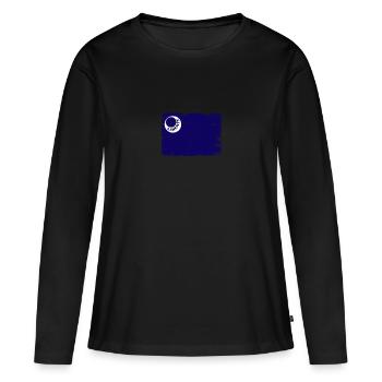 Moultrie Flag Liberty American History Patriot - Women's Premium Organic Long Sleeve Shirt - black - Front - Julia (174cm)