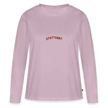 Stuttgart College Capital Tourist Duitsland - Vrouwen Premium Bio shirt met lange mouwen - oudroze - Voor - Julia (174cm)