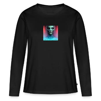 Wüsten-Prinzessin - Frauen Premium Bio Langarmshirt - Schwarz - Vorne - Julia (174cm)
