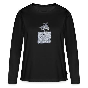 Zypern - Frauen Premium Bio Langarmshirt - Schwarz - Vorne - Julia (174cm)