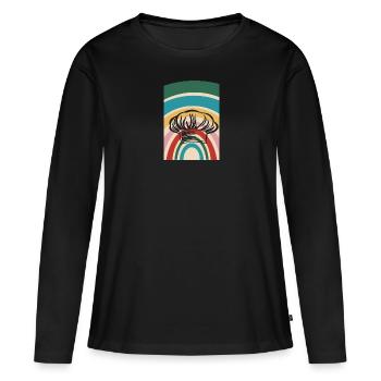 Cuisinier Hobby Cuisinier - T-shirt manches longues Premium bio Femme - noir - Devant - Julia (174cm)