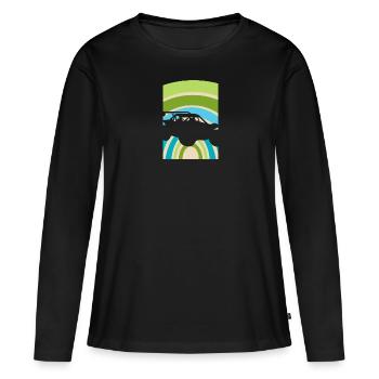 Autocross Sports Car Racing Car - T-shirt manches longues Premium bio Femme - noir - Devant - Julia (174cm)