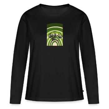Cuisine Chef étoilé Chef amateur - T-shirt manches longues Premium bio Femme - noir - Devant - Julia (174cm)