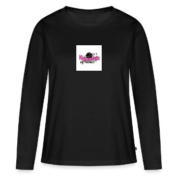 Romantik Astronaut - Frauen Premium Bio Langarmshirt - Schwarz - Vorne - Julia (174cm)
