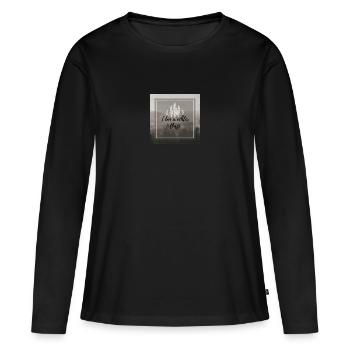 Je suis un vrai Bazi - T-shirt manches longues Premium bio Femme - noir - Devant - Julia (174cm)