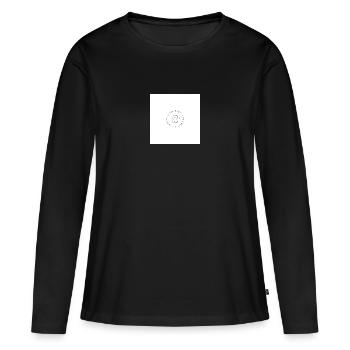 Patte - T-shirt manches longues Premium bio Femme - noir - Devant - Julia (174cm)