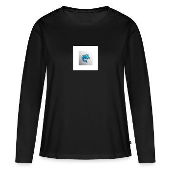 Naturel - T-shirt manches longues Premium bio Femme - noir - Devant - Julia (174cm)
