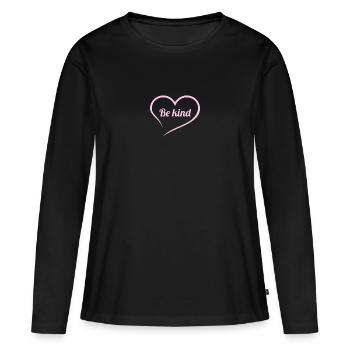 Be one of a kind - Women's Premium Organic Long Sleeve Shirt - black - Front - Julia (174cm)