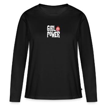 Feminism Feminist Women's Rights - Women's Premium Organic Long Sleeve Shirt - black - Front - Julia (174cm)