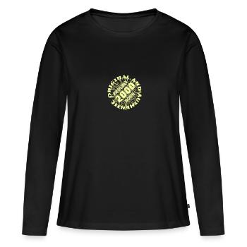 Original 2000 - Frauen Premium Bio Langarmshirt - Schwarz - Vorne - Julia (174cm)