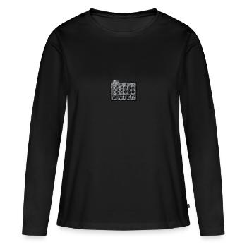 What The F? Blende Witz für Fotograf - Frauen Premium Bio Langarmshirt - Schwarz - Vorne - Julia (174cm)