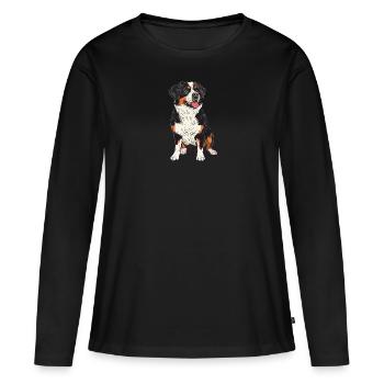 Dog Dog Sport Doberman - Women's Premium Organic Long Sleeve Shirt - black - Front - Julia (174cm)