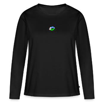 Djibouti Flag Country Native Ancestry Pride Womens - Women's Premium Organic Long Sleeve Shirt - black - Front - Julia (174cm)