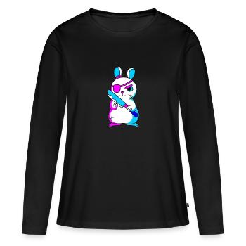 Pastel Gothic - Women's Premium Organic Long Sleeve Shirt - black - Front - Julia (174cm)