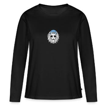 Leo Frank - Women's Premium Organic Long Sleeve Shirt - black - Front - Julia (174cm)