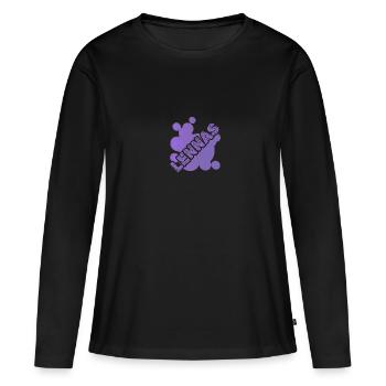Cadeau pour Lennas - T-shirt manches longues Premium bio Femme - noir - Devant - Julia (174cm)