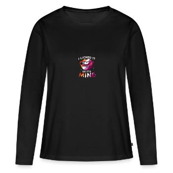 Lesben LGBT Pride Lesbian Rainbow Flag - Frauen Premium Bio Langarmshirt - Schwarz - Vorne - Julia (174cm)