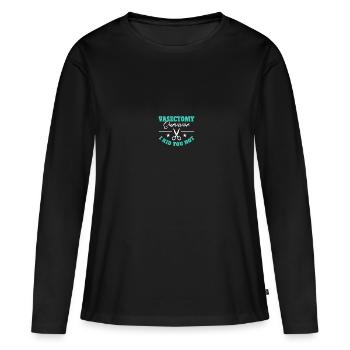 Urologist after vasectomy - Women's Premium Organic Long Sleeve Shirt - black - Front - Julia (174cm)