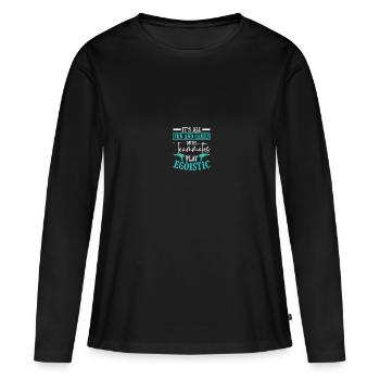 Lasertag Laser Tag - T-shirt manches longues Premium bio Femme - noir - Devant - Julia (174cm)