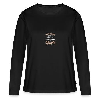Soeur de l’USIN - T-shirt manches longues Premium bio Femme - noir - Devant - Julia (174cm)