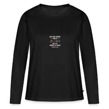 Soeur de l’USIN - T-shirt manches longues Premium bio Femme - noir - Devant - Julia (174cm)