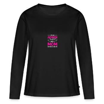 Journée des professionnels de l’administration - T-shirt manches longues Premium bio Femme - noir - Devant - Julia (174cm)