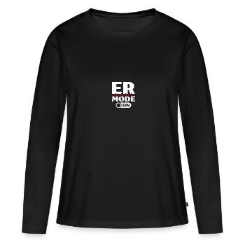 Emergency Department ER Nurse Emergency Department - Women's Premium Organic Long Sleeve Shirt - black - Front - Julia (174cm)